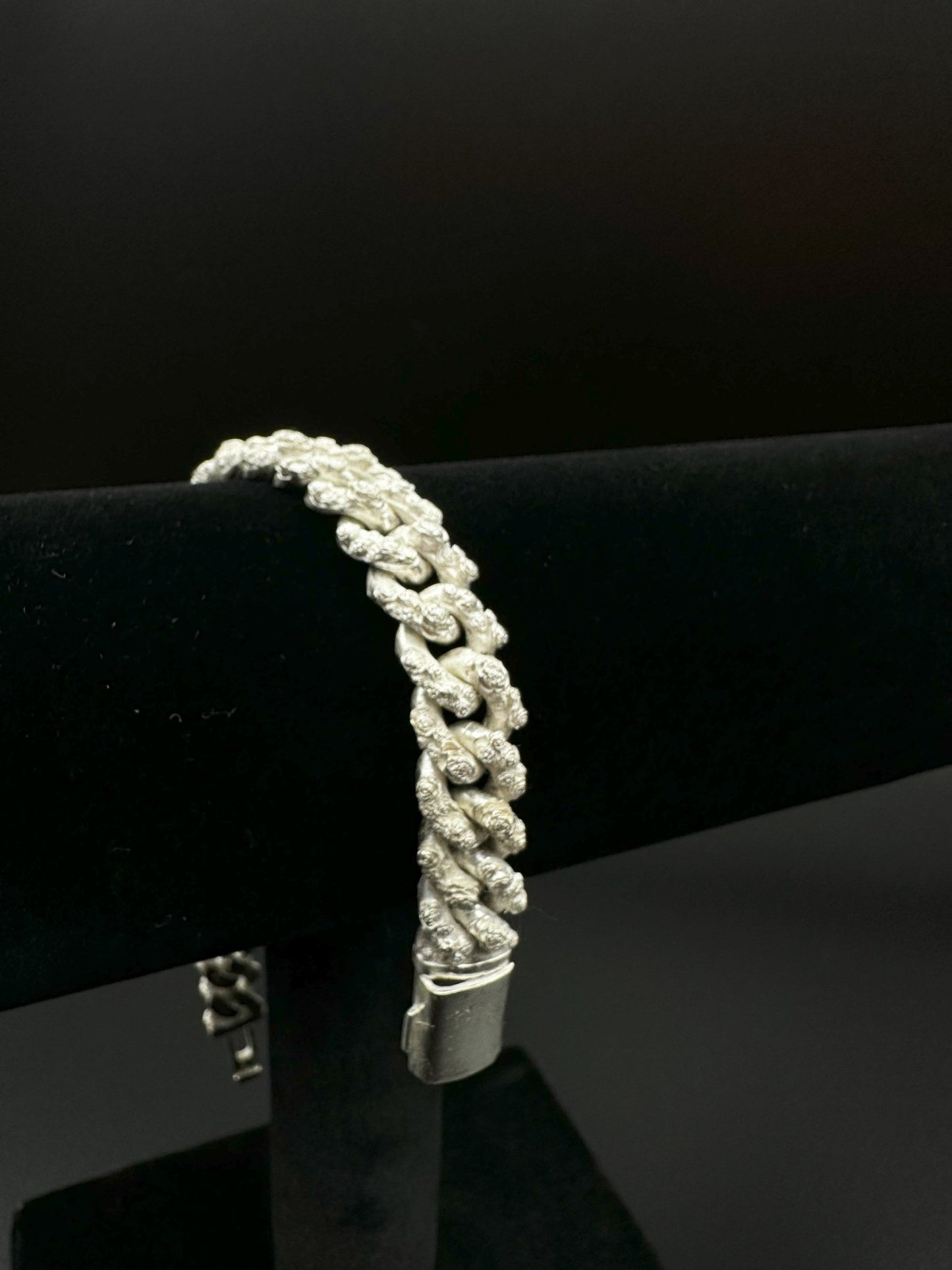 10 mm Rose cuban link bracelet - Hyperbolic studio