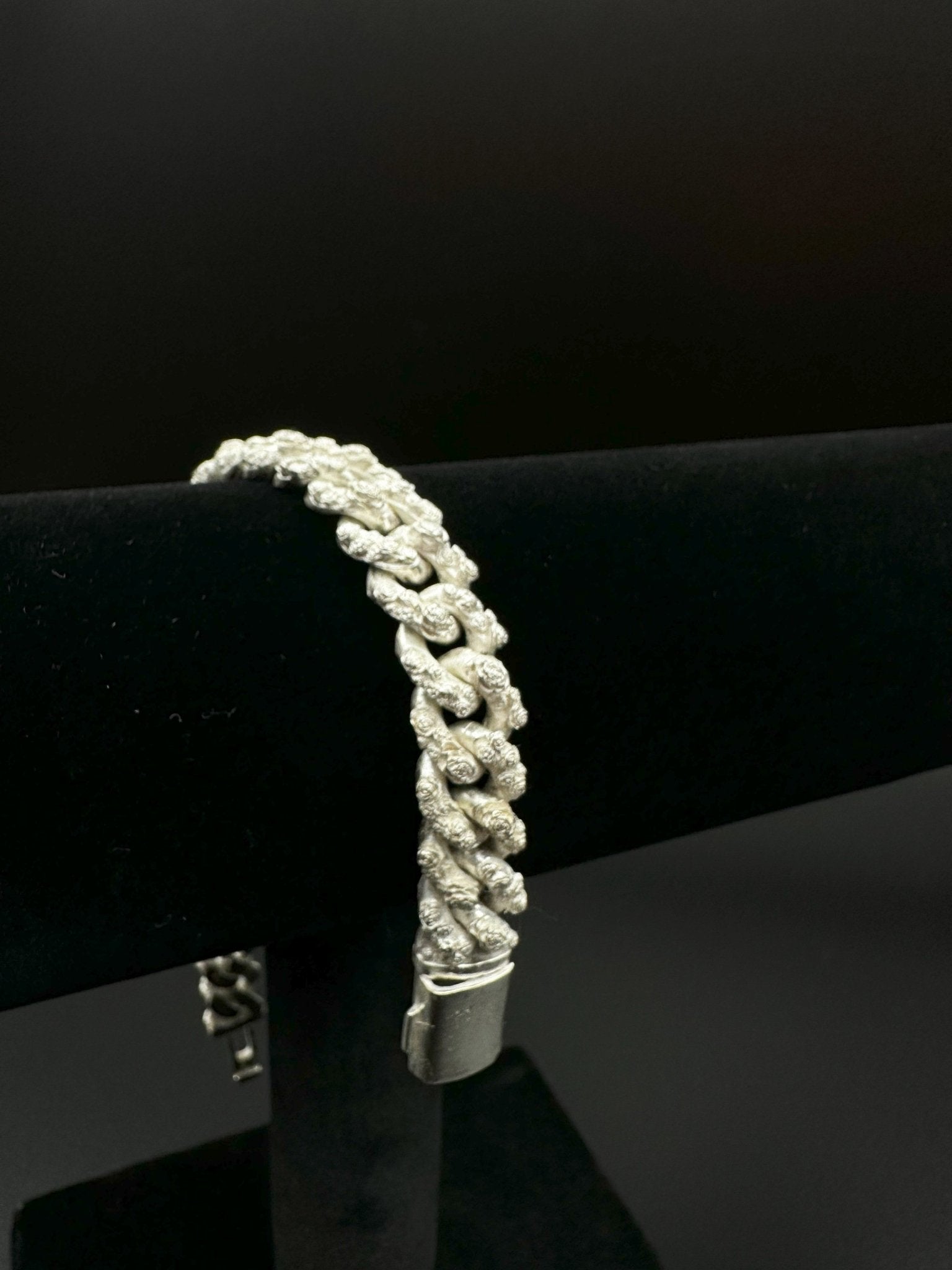10 mm Rose cuban link bracelet - Hyperbolic studio