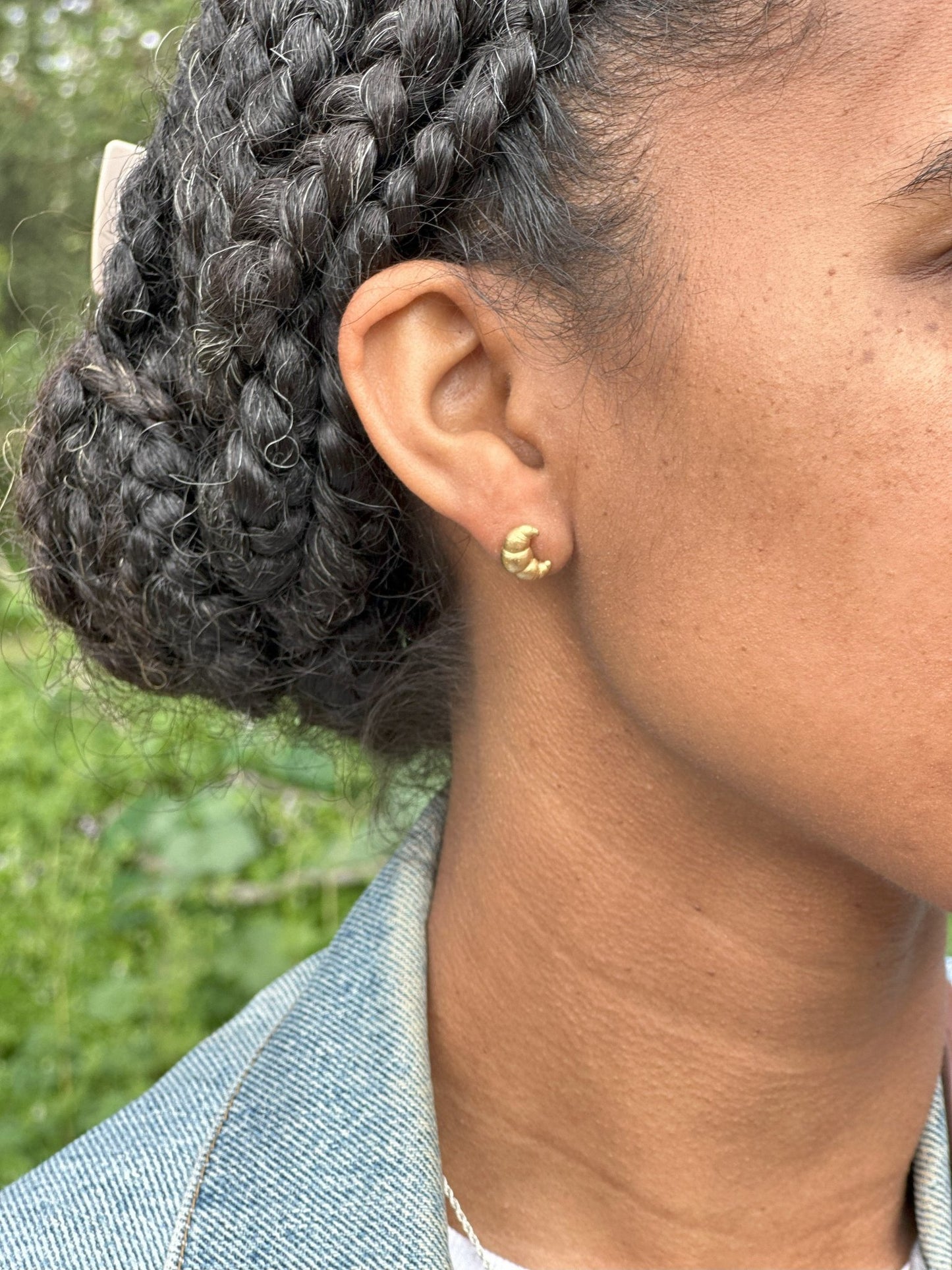 Croissant earrings - Hyperbolic studio