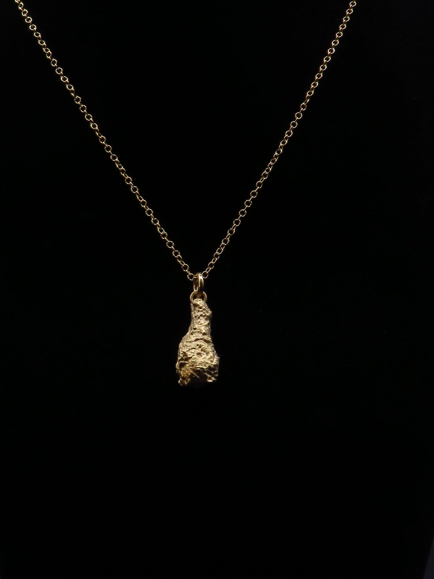 Fried Chicken Pendant - A Culinary masterpiece - Gold Vermeil - Hyperbolic studio