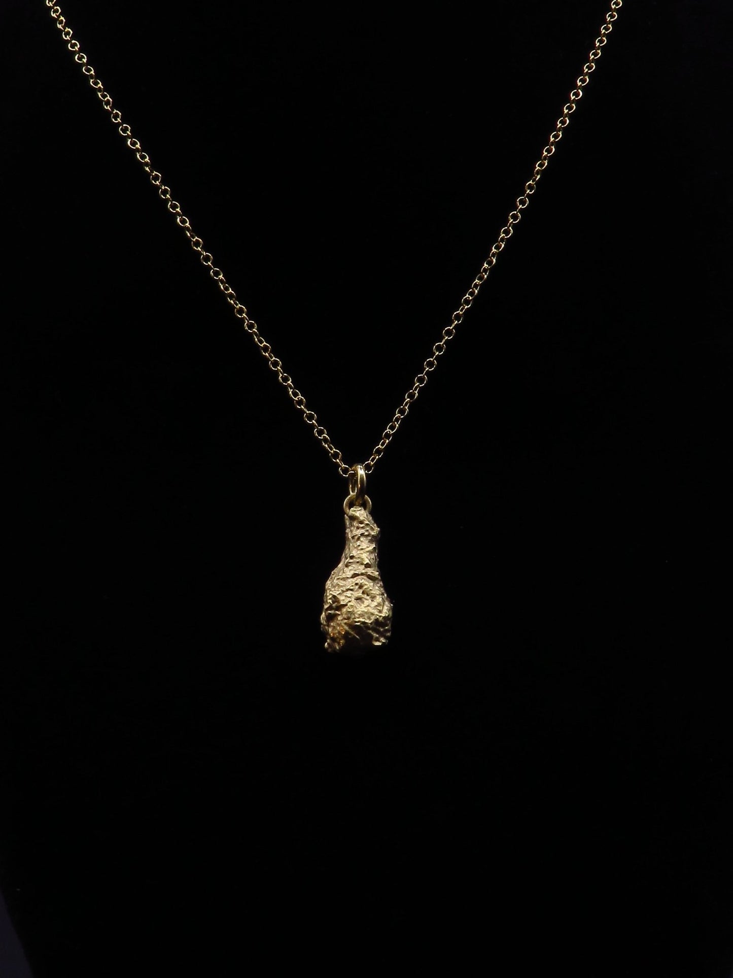 Fried Chicken Pendant - A Culinary masterpiece - Gold Vermeil - Hyperbolic studio