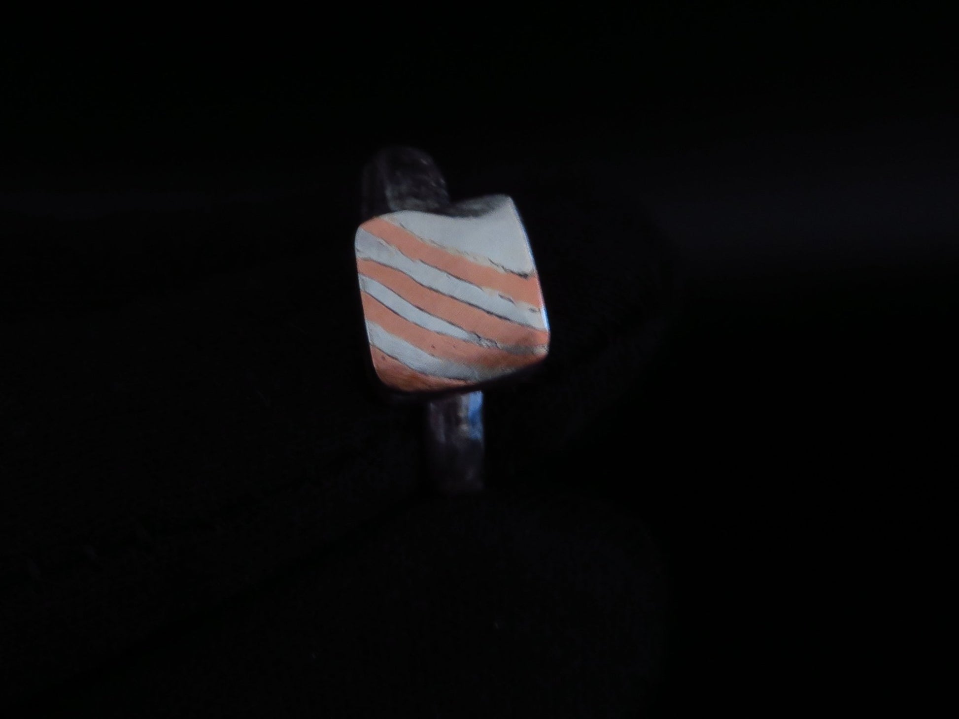 Mokume Gane ring size 6 - Hyperbolic studio
