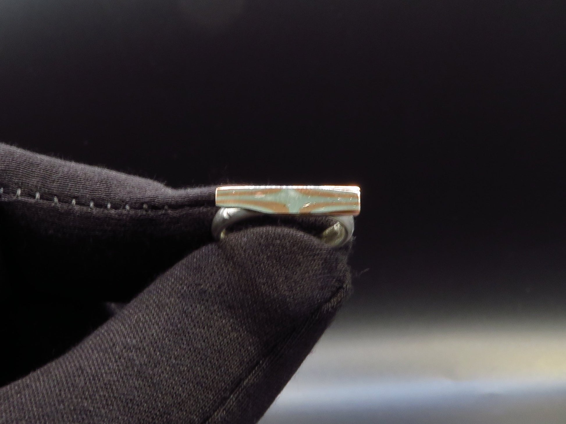 Mokume Gane ring size 7 - Hyperbolic studio
