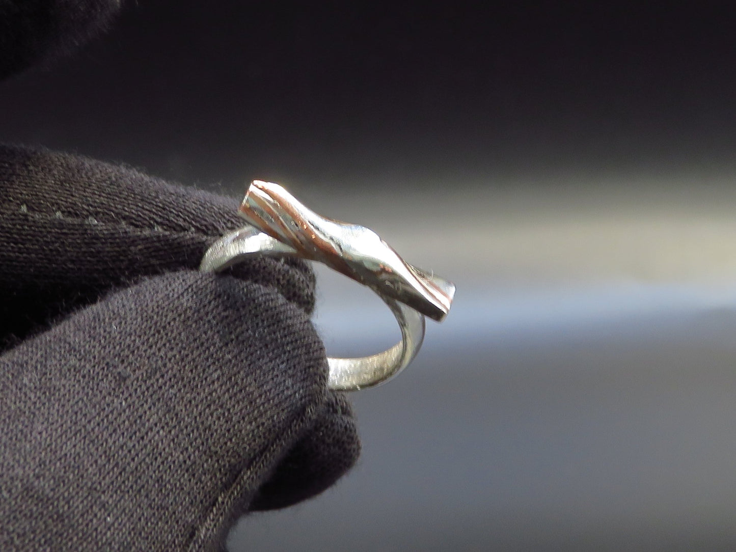 Mokume Gane ring size 7 - Hyperbolic studio