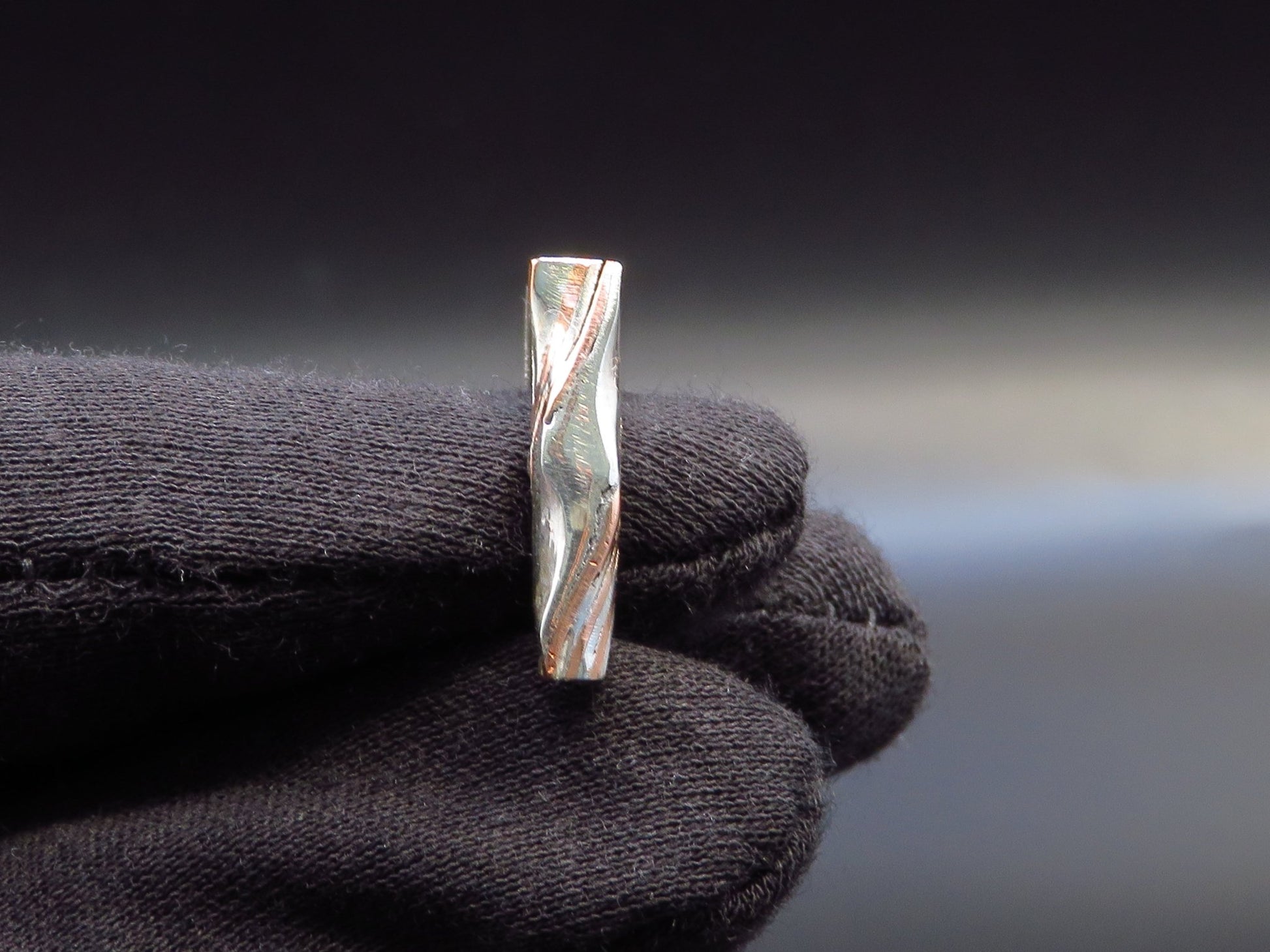 Mokume Gane ring size 7 - Hyperbolic studio