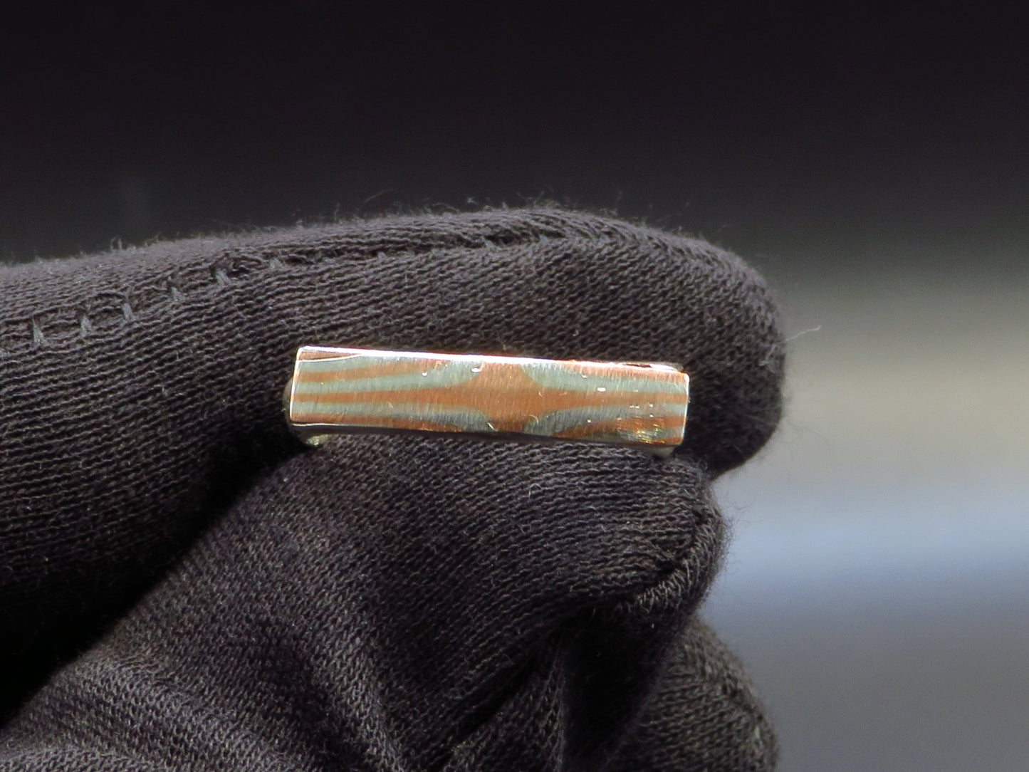 Mokume Gane ring size 7.5 - Hyperbolic studio