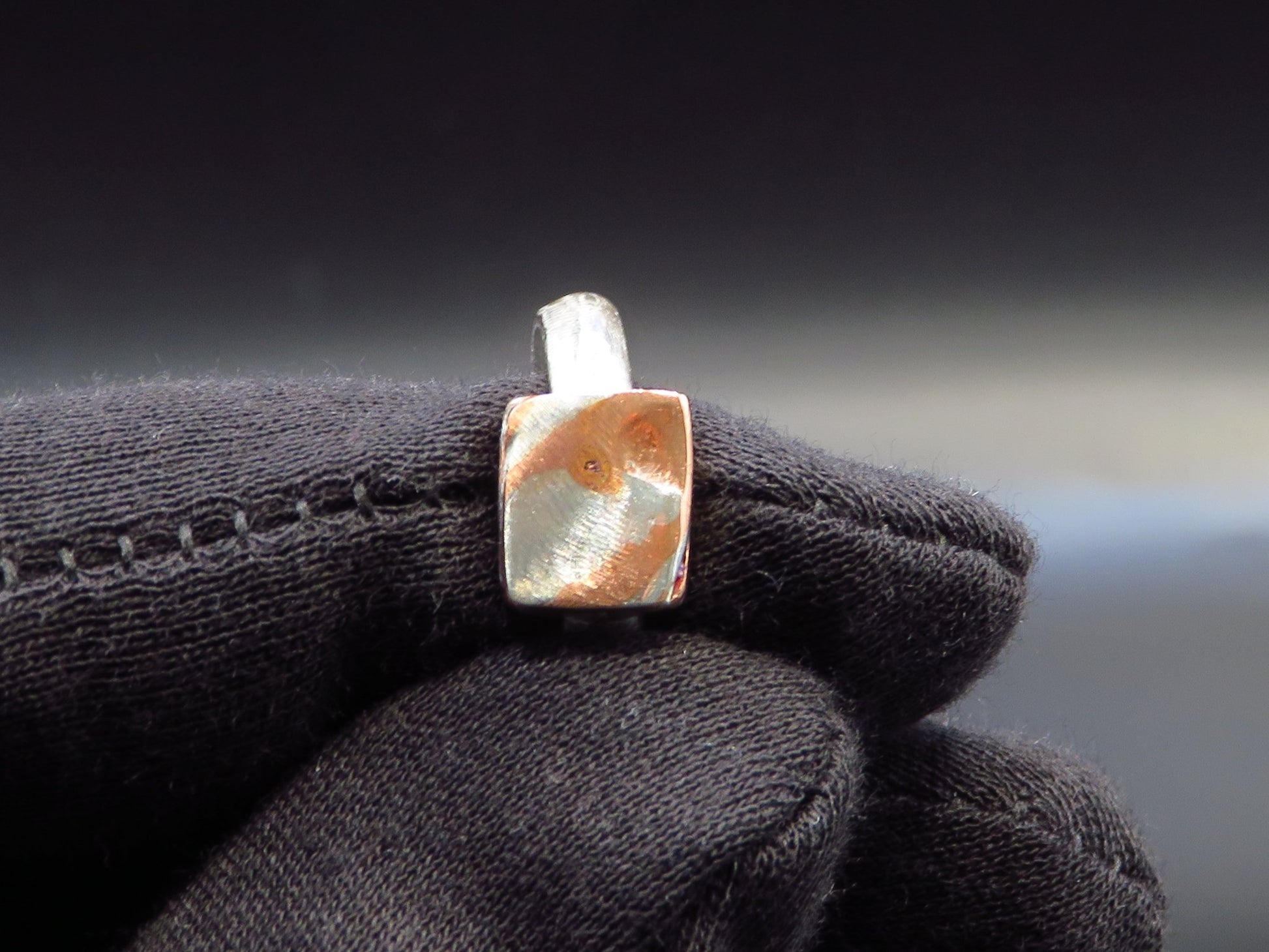 Mokume Gane ring size 8 - Hyperbolic studio
