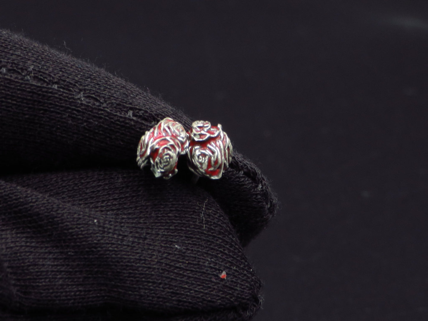 Rose cluster earrings - Hyperbolic studio