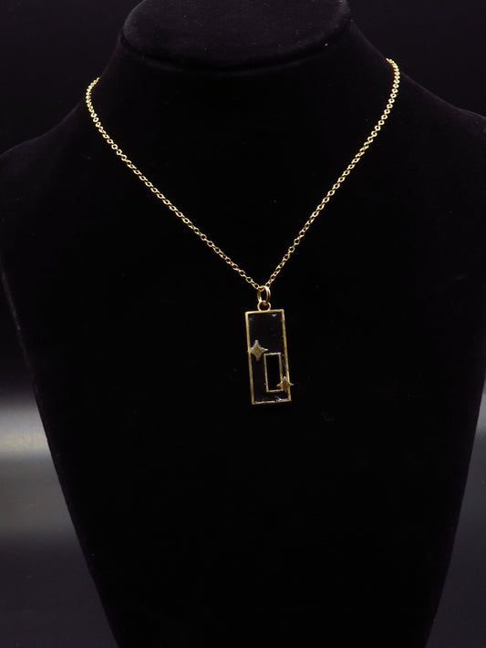 Star Enamel Pendant – A Retro Statement of Style - Gold Vermeil - Hyperbolic studio