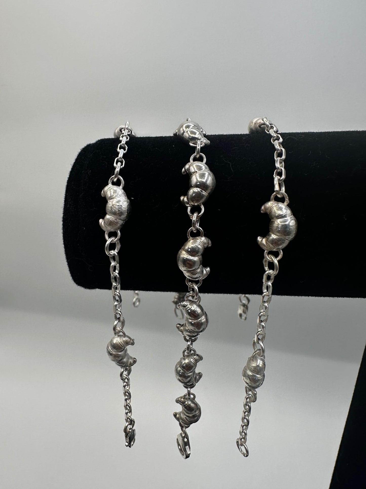 Croissant Bracelet - Culinary Charm bracelet - A Delightful Accessory!