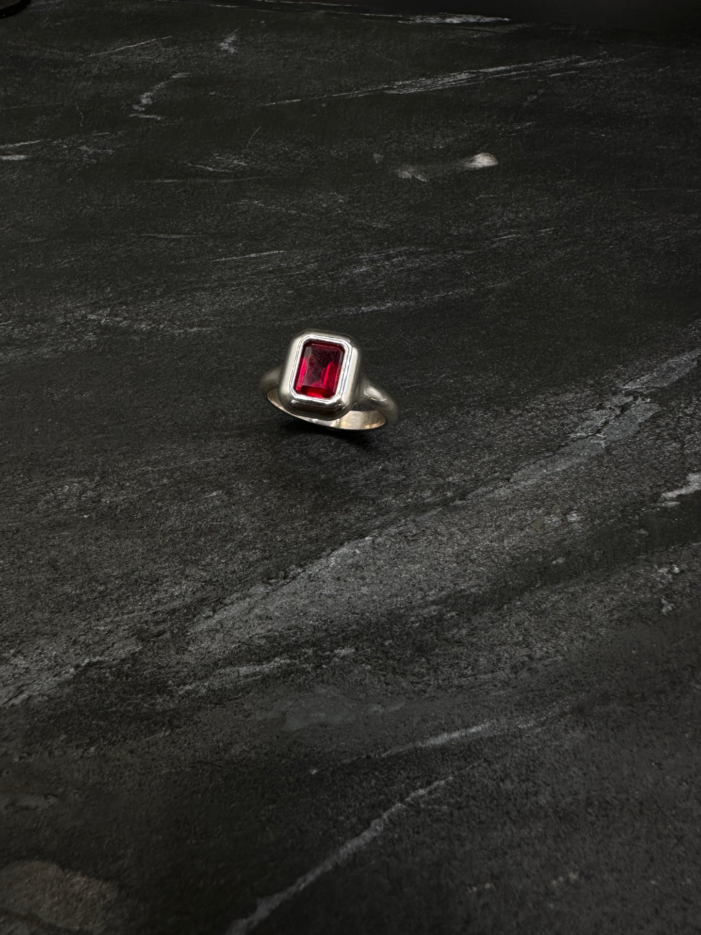 Form Study Ruby Ring
