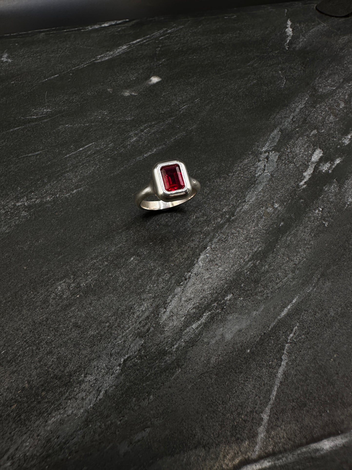 Form Study Ruby Ring