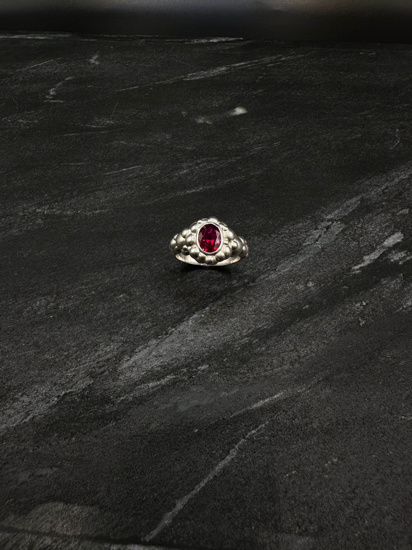 Bubble Ring – Sculptural Sterling Silver Statement Ring