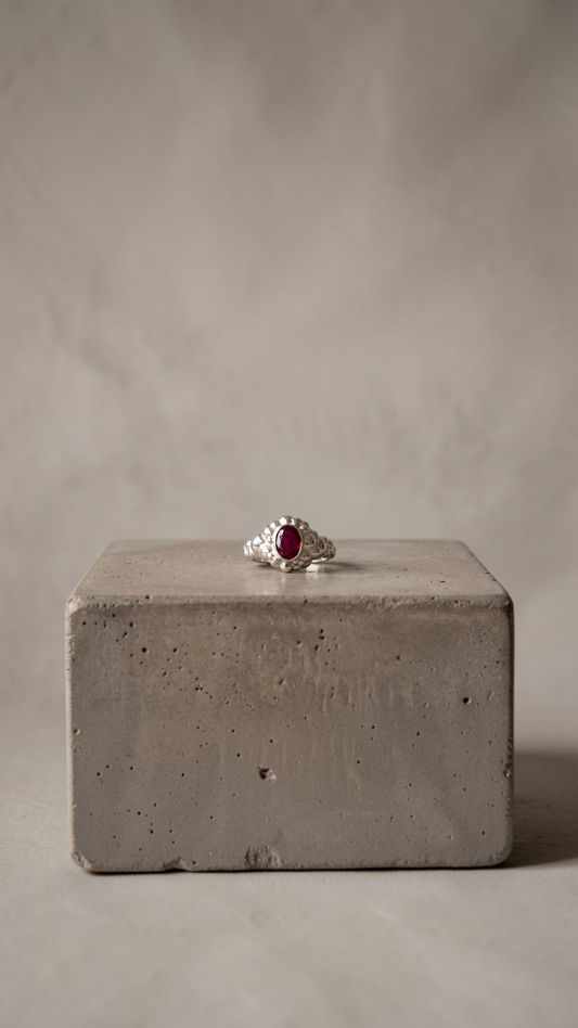 Bubble Ring – Sculptural Sterling Silver Statement Ring