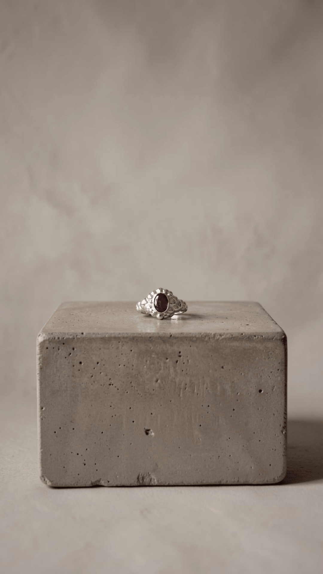 Bubble Ring – Sculptural Sterling Silver Statement Ring - Hyperbolic studio