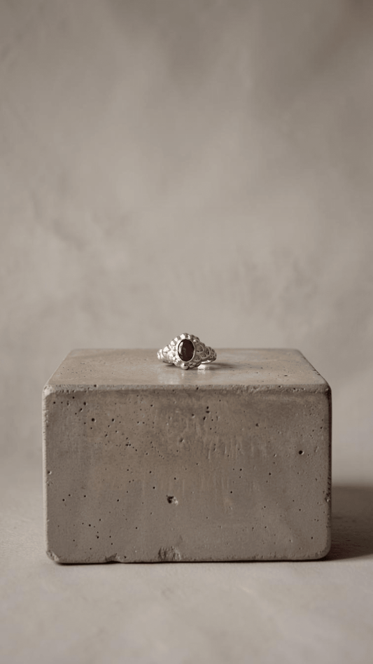 Bubble Ring – Sculptural Sterling Silver Statement Ring - Hyperbolic studio
