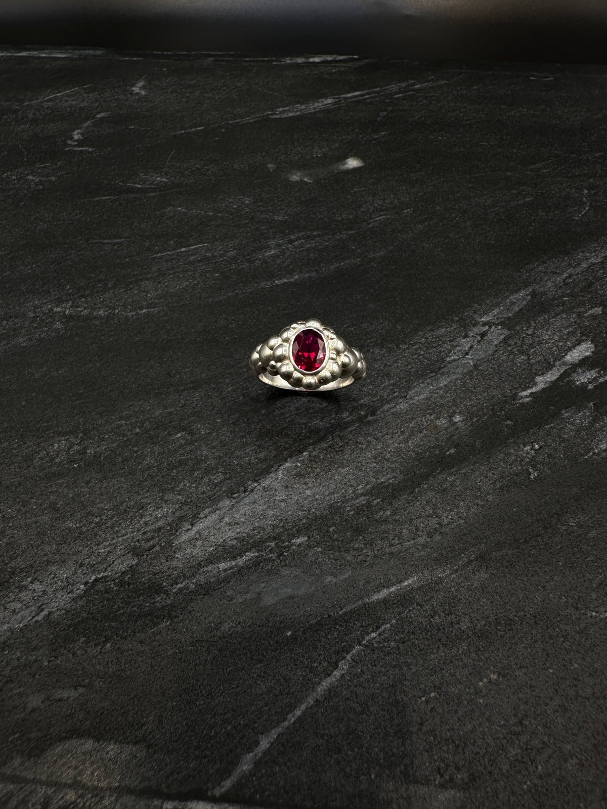 Bubble Ring – Sculptural Sterling Silver Statement Ring - Hyperbolic studio