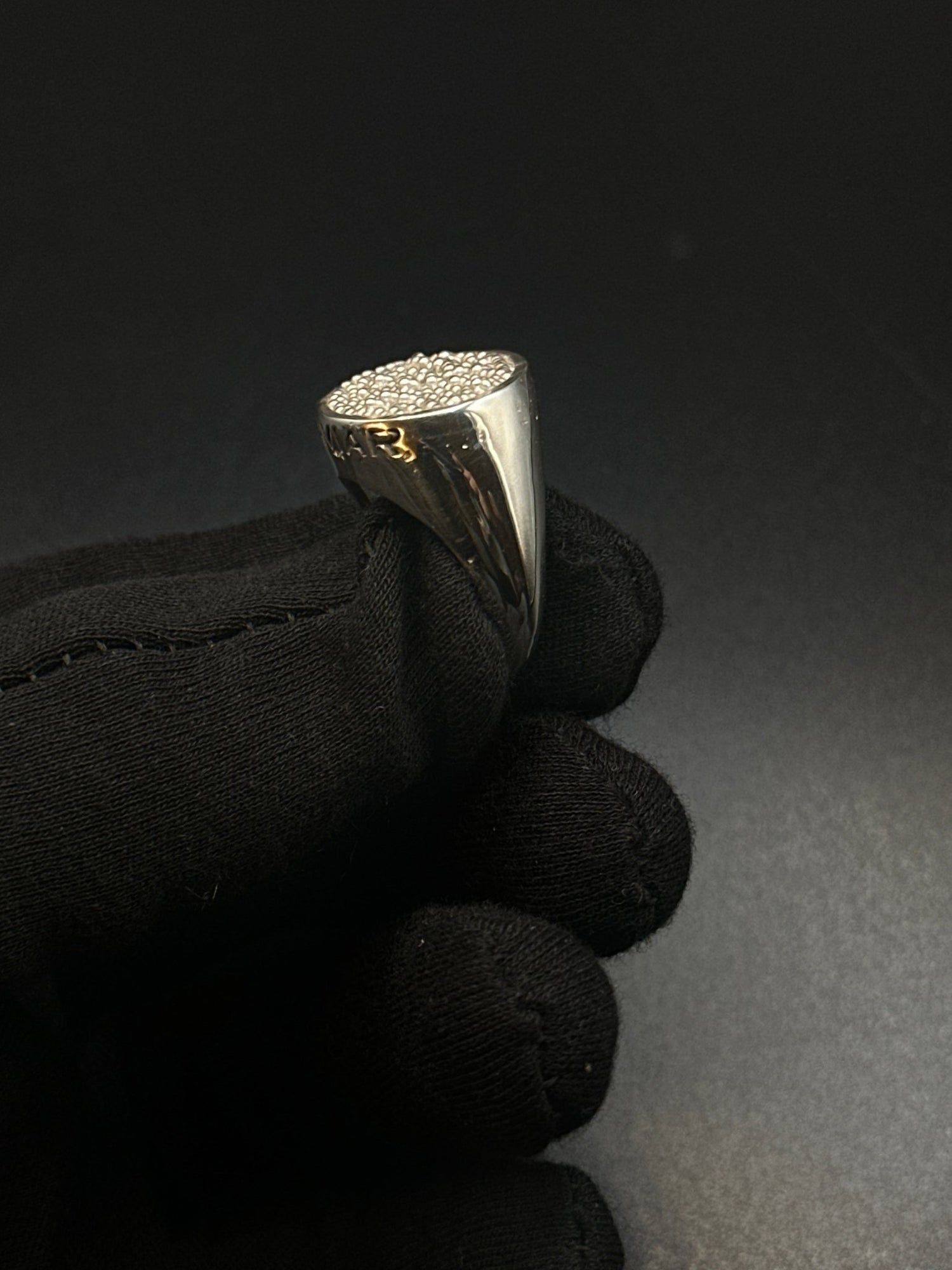 Caviar Ring - .925 Sterling Silver - Hyperbolic studio