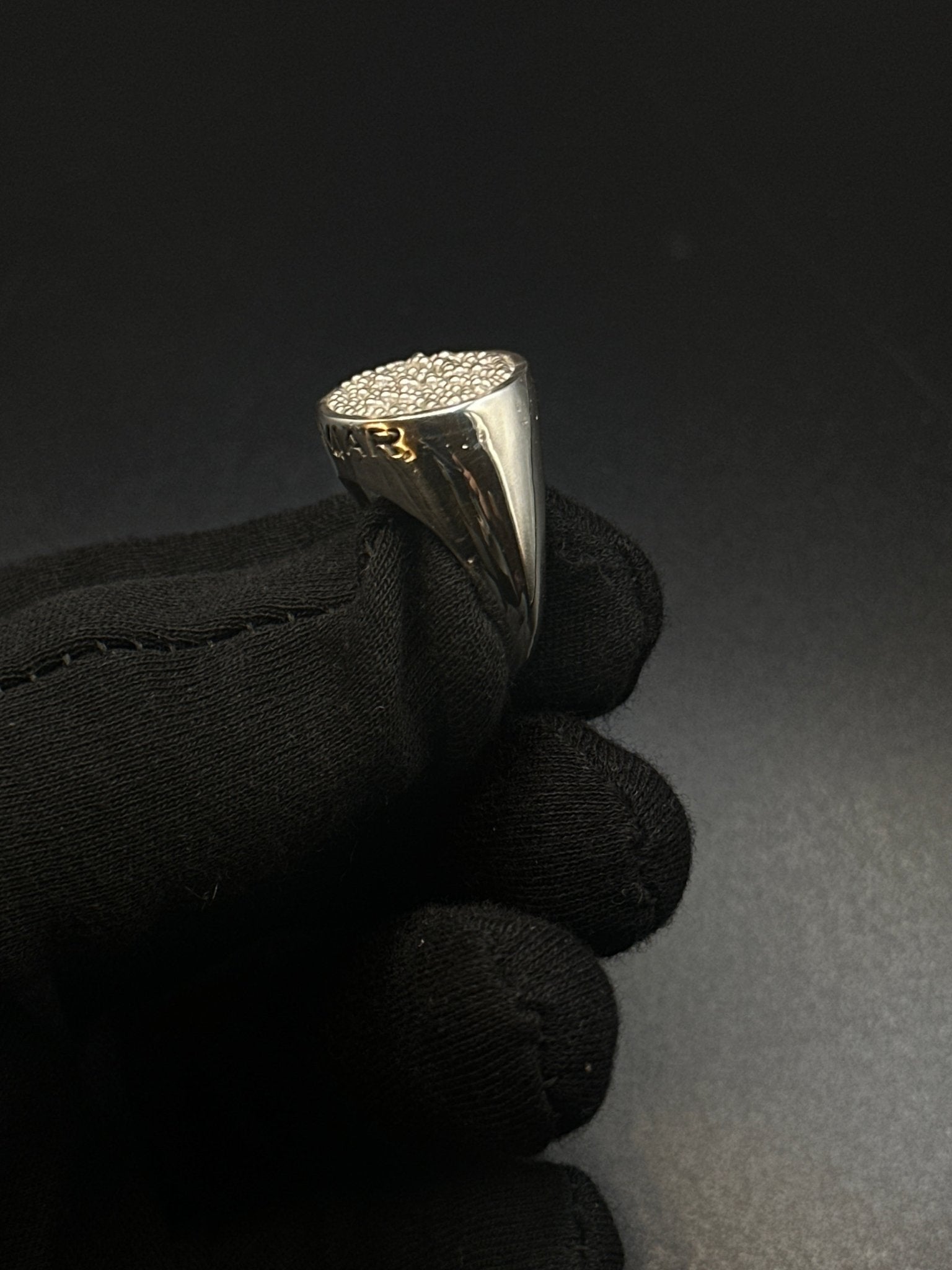 Caviar Ring - .925 Sterling Silver - Hyperbolic studio