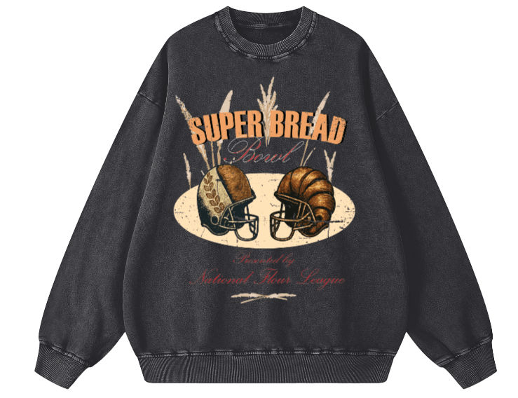 Super Bread Bowl Oversized Crewneck - Hyperbolic studio