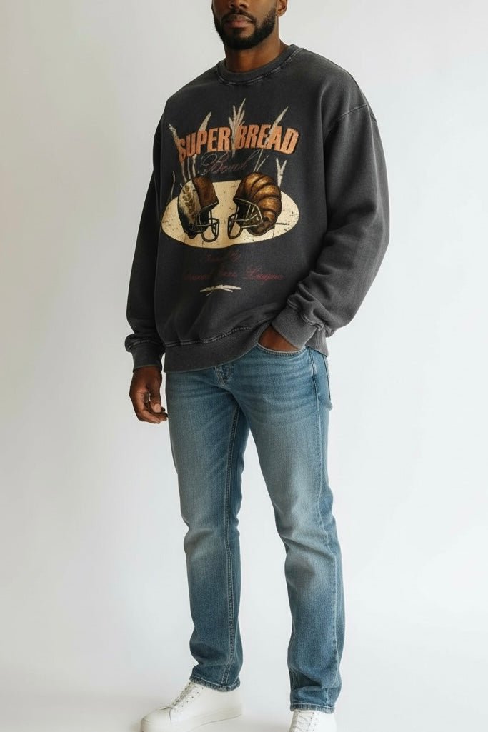 Super Bread Bowl Oversized Crewneck - Hyperbolic studio