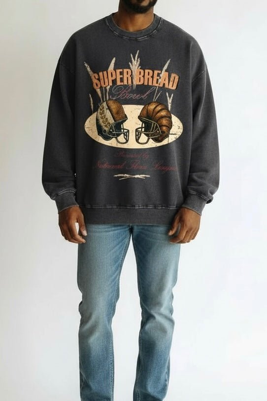 Super Bread Bowl Oversized Crewneck - Hyperbolic studio