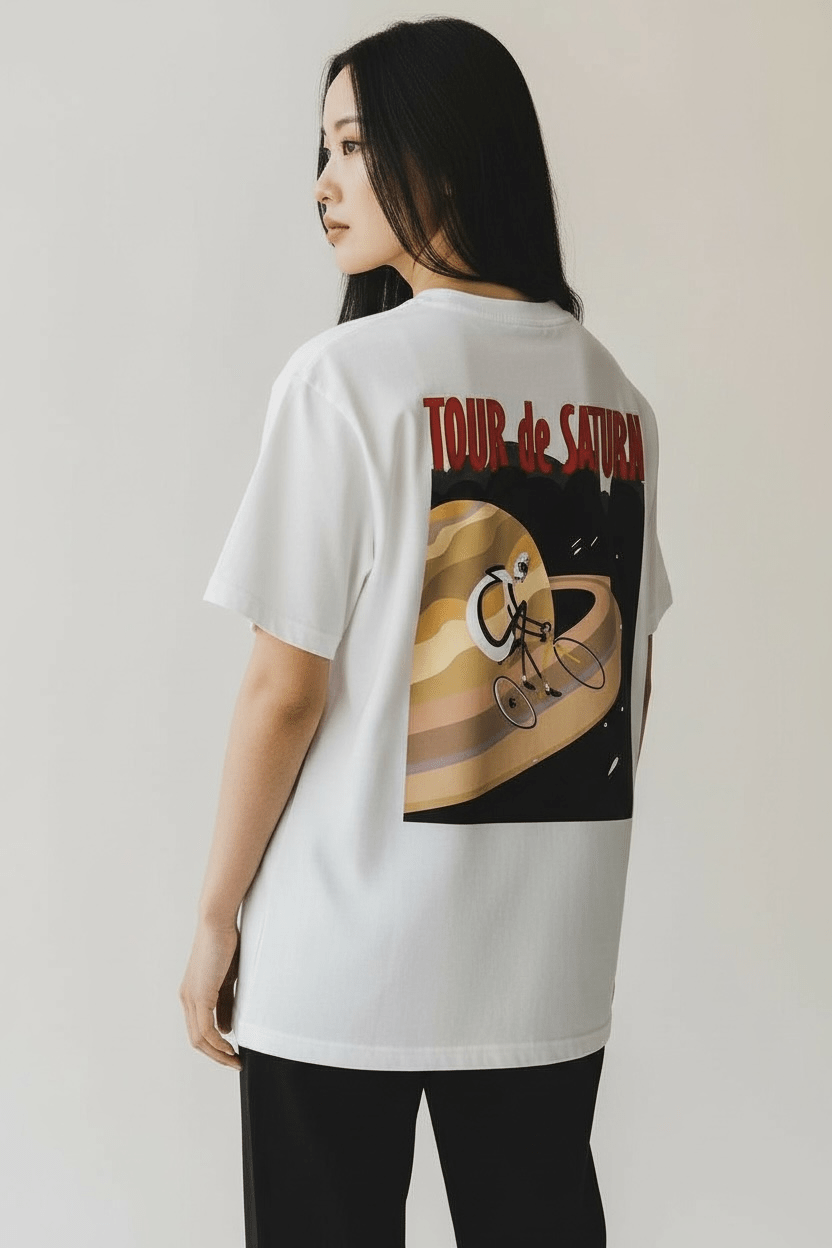 Tour de Saturn T-shirt - Hyperbolic studio